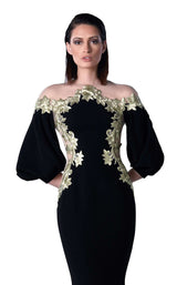 2 of 2 Edward Arsouni Couture FW0431 Black