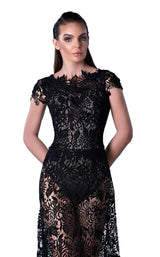 2 of 2 Edward Arsouni Couture FW0432 Black