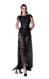 1 of 2 Edward Arsouni Couture FW0432 Black