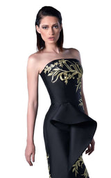 2 of 2 Edward Arsouni Couture FW0433 Black