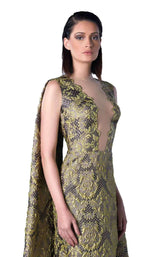 2 of 2 Edward Arsouni Couture FW0435 Gold