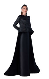 1 of 2 Edward Arsouni Couture FW0440 Black