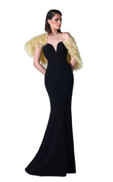 1 of 2 Edward Arsouni Couture FW0444 Black