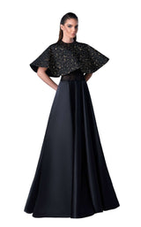 1 of 2 Edward Arsouni Couture FW0445 Black