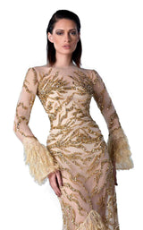 2 of 3 Edward Arsouni Couture FW0446 Gold