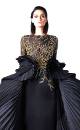 2 of 2 Edward Arsouni Couture FW0448 Black