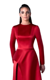 2 of 2 Edward Arsouni Couture FW0451 Red