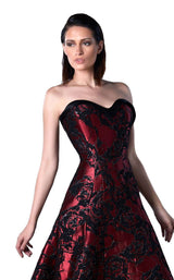 2 of 2 Edward Arsouni Couture FW0452 Red