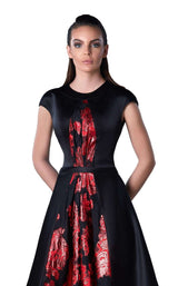 2 of 2 Edward Arsouni Couture FW0457 Black