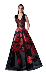 1 of 2 Edward Arsouni Couture FW0459 Black