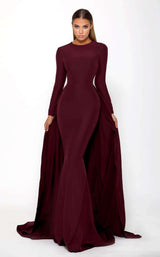 1 of 17 Portia and Scarlett Endora Long Sleeve Plum