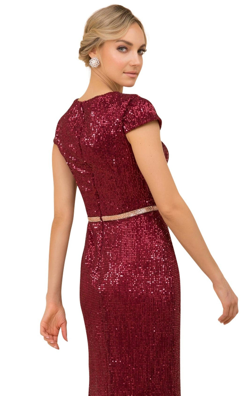 Nox Anabel F338 Dress Burgundy