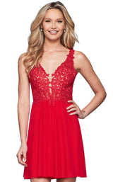 1 of 16 Faviana 8070 Red