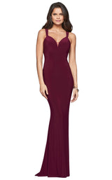 5 of 10 Faviana S10106 Bordeaux