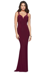 9 of 10 Faviana S10106 Bordeaux