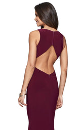 4 of 10 Faviana S10106 Bordeaux