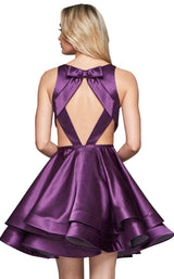 3 of 6 Faviana S10161 Plum