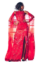 1 of 8 MNM Couture G1007 Red