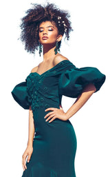 7 of 9 MNM Couture G1035 Green