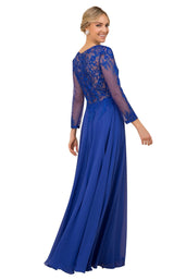 6 of 12 Nox Anabel H529 Dress Royal-Blue
