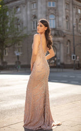 3 of 5 Chic and Holland HF1364 Dress Champagne