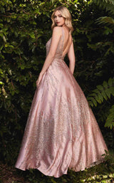 3 of 4 Cinderella Divine J819 Dress Rose-Gold