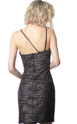 2 of 4 Jovani 1128 Black Multi