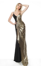 1 of 6 Jovani 1700 Dress Black Gold