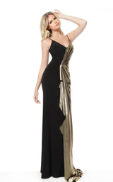 3 of 6 Jovani 1700 Dress Black Gold