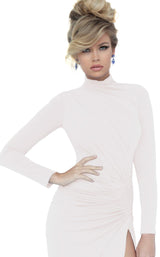 6 of 13 Jovani 1706 Off White