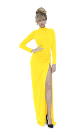 8 of 13 Jovani 1706 Yellow