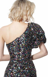 4 of 4 Jovani 1898 Black-Multi