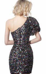2 of 4 Jovani 1898 Black-Multi