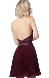 2 of 4 Jovani 2086 Burgundy