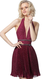 1 of 4 Jovani 2086 Burgundy