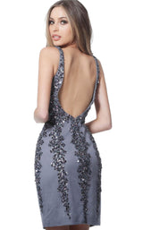 2 of 4 Jovani 2530 Smoke-Multi