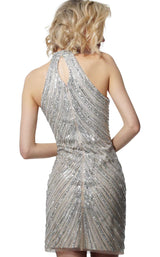 2 of 4 Jovani 3834 Nude/Silver