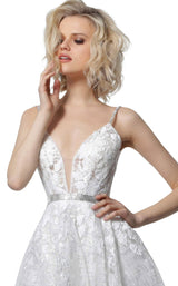 3 of 4 Jovani 3967 Off White