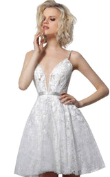 1 of 4 Jovani 3967 Off White