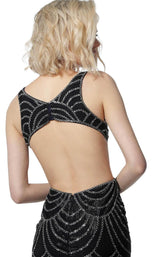 4 of 4 Jovani 4300 Navy