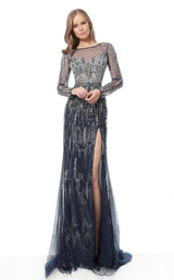 1 of 4 Jovani 51548 Dress Navy