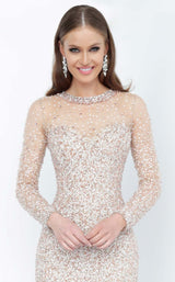 2 of 4 Jovani 59756 Dress Blush Gold