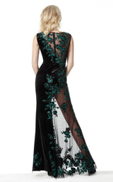 5 of 6 Jovani 63645 Dress Black Teal
