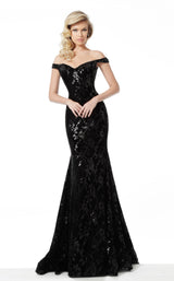 1 of 4 Jovani 64504 Dress Black