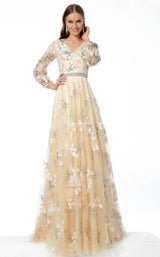 1 of 4 Jovani 65637 Dress Beige