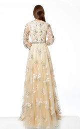 3 of 4 Jovani 65637 Dress Beige