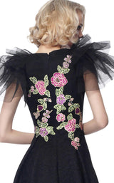 4 of 4 Jovani 66417 Black Multi