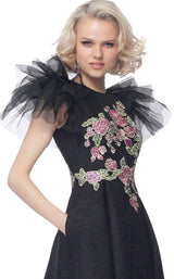 3 of 4 Jovani 66417 Black Multi