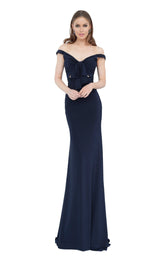 1 of 4 Jovani 67380 Dress Navy