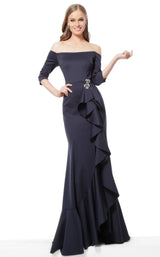 1 of 8 Jovani 68429 Dress Navy